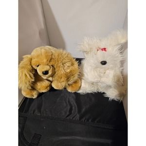 Aurora People Pals Lot of 2 Vintage stuffed animals 1123